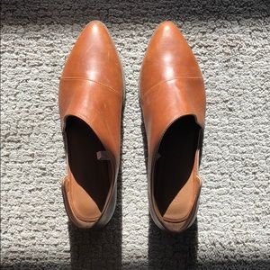 Brown dress shoes